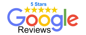 five stars google reviews logo