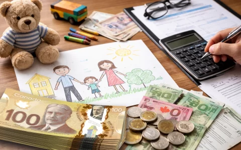 child support for one kid in Ontario