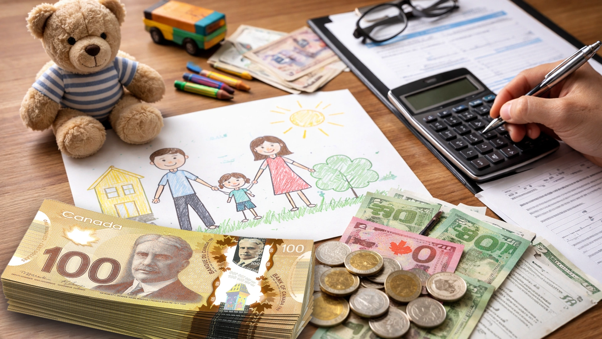 child support for one kid in Ontario