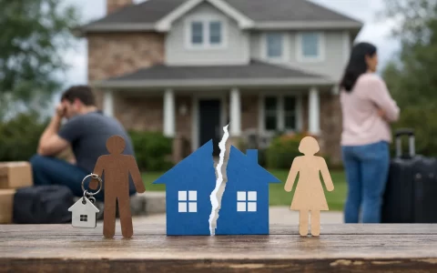 who gets the house after a separation