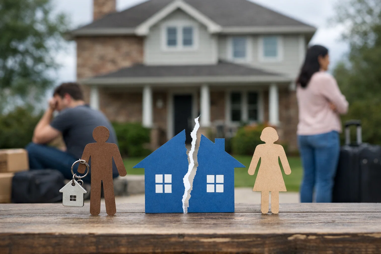 who gets the house after a separation