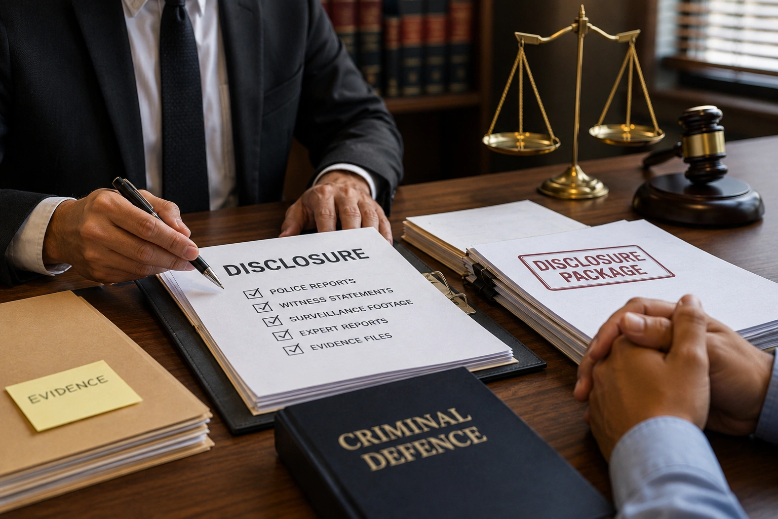 disclosure in a criminal case